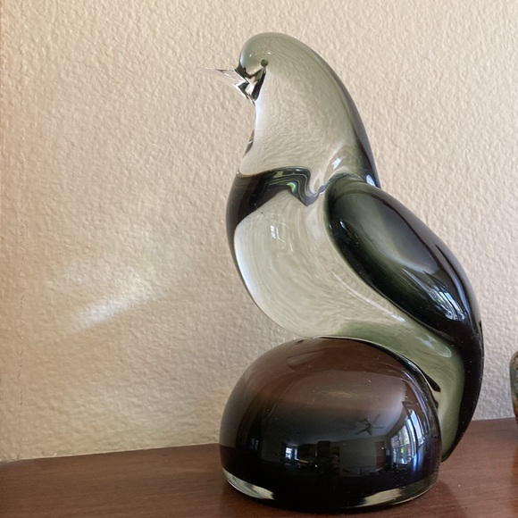 Large and heavy Murano glass Vintage artist bird statue - Picture 2 of 5